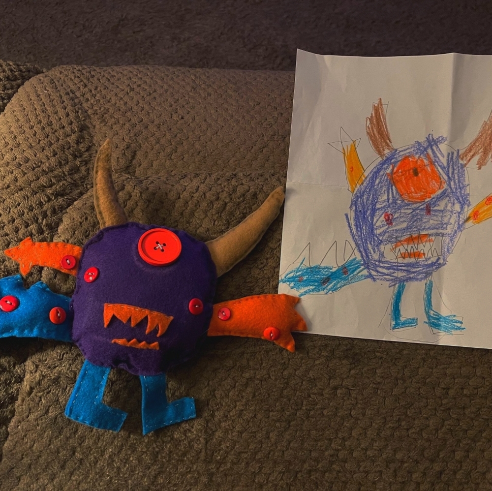 Hand made custom stuffed animals